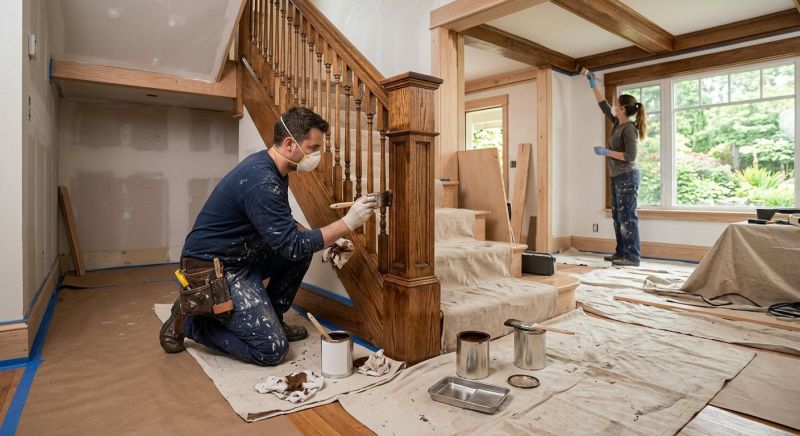 Bannister Staining in Waco, TX