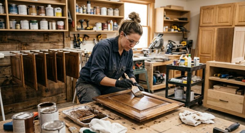Cabinet Glazing Service in Bloomington, IN