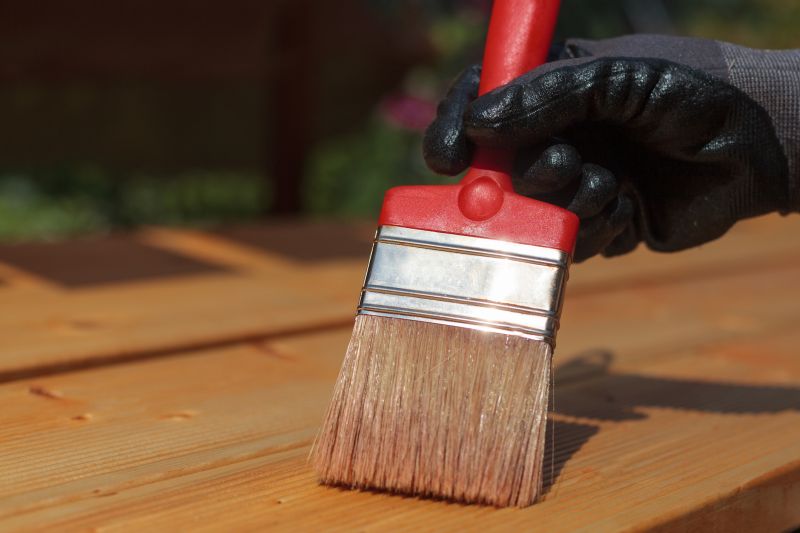 Deck Rail Staining in Waco, TX