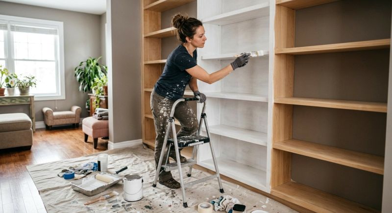 Shelf Painting in Waco, TX